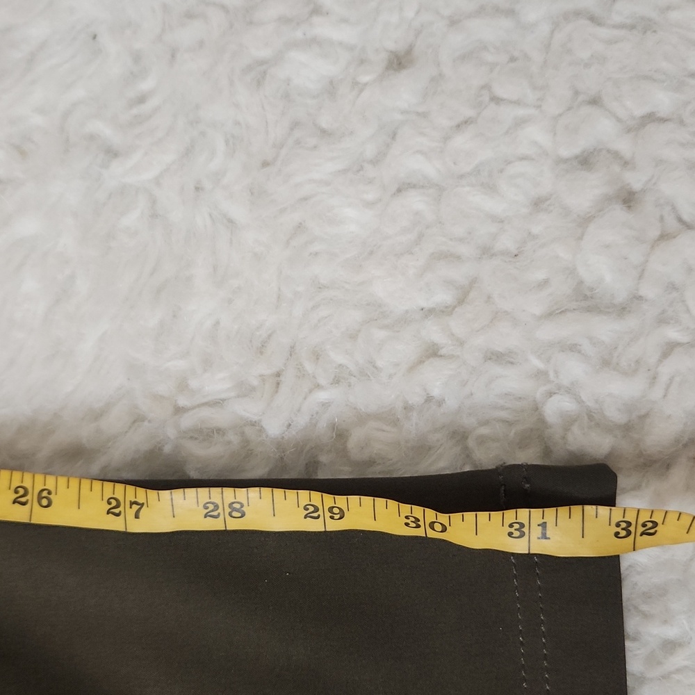 Nonwe Men's Warm Windproof Zipper Pockets Snow Pants Fleece Mountain Sz XL Olive - Picture 11 of 12
